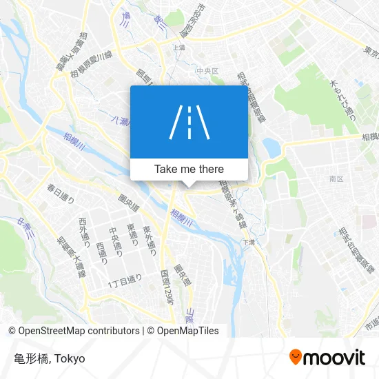 亀形橋 map