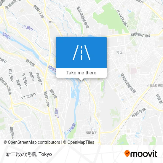 新三段の滝橋 map