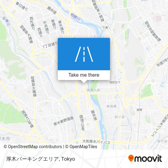 厚木パーキングエリア map