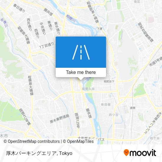 厚木パーキングエリア map