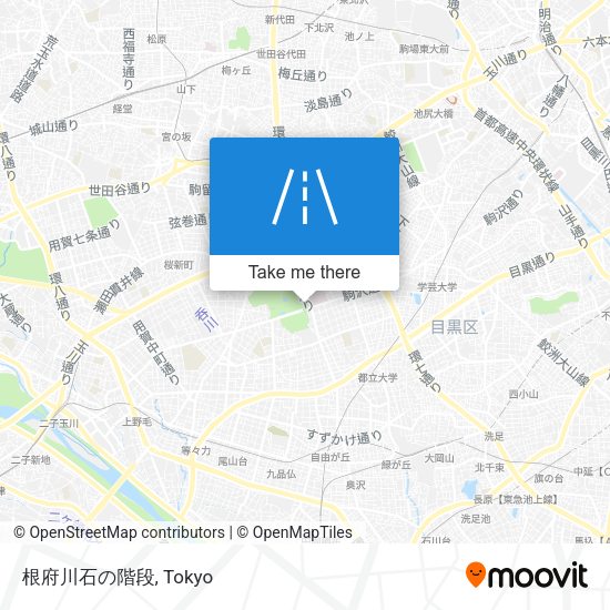 根府川石の階段 map