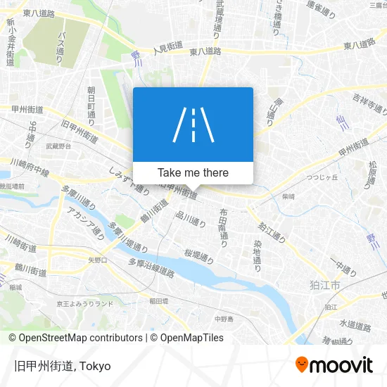 旧甲州街道 map