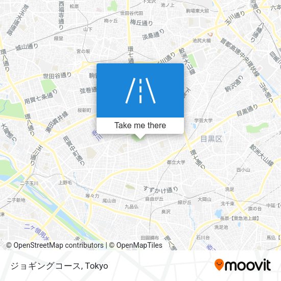 ジョギングコース map
