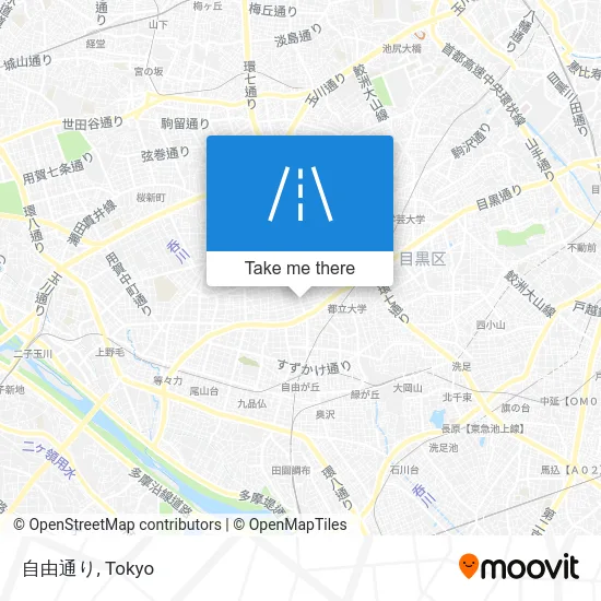 自由通り map