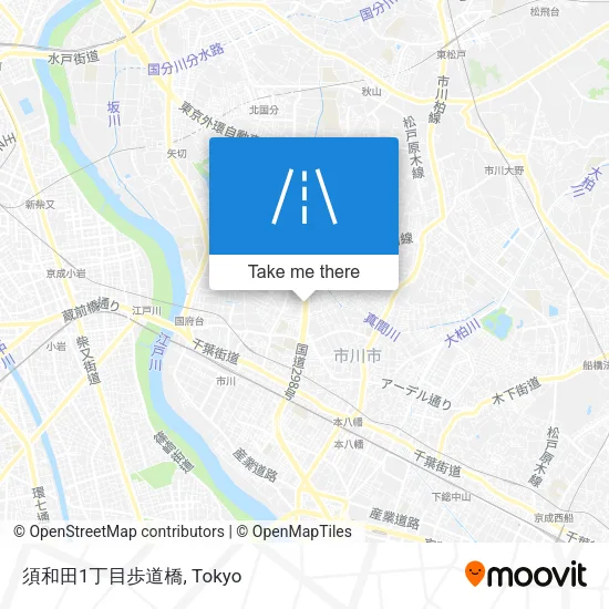 須和田1丁目歩道橋 map