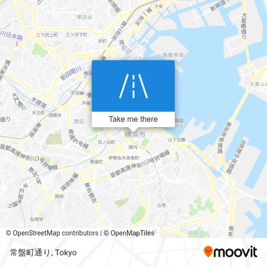 常盤町通り map