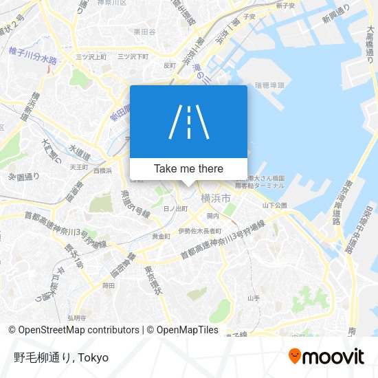 野毛柳通り map