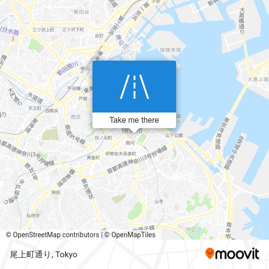 尾上町通り map