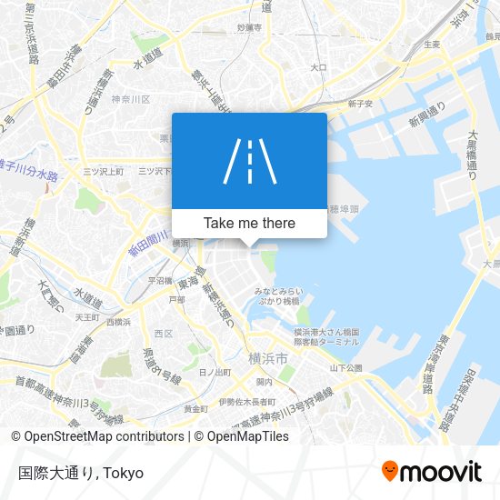 国際大通り map