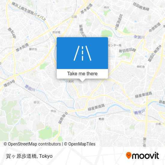 賀ヶ原歩道橋 map