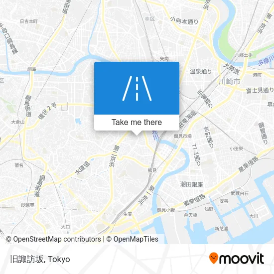 旧諏訪坂 map