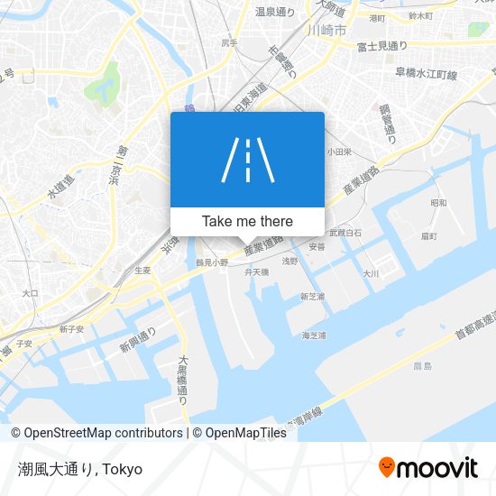 潮風大通り map