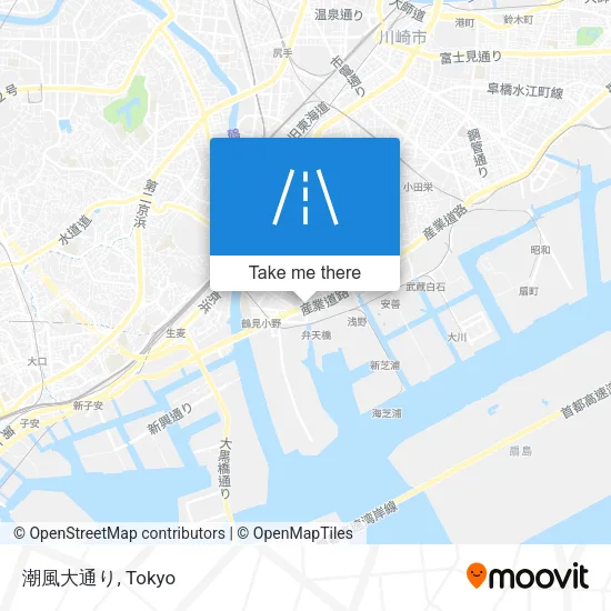 潮風大通り map