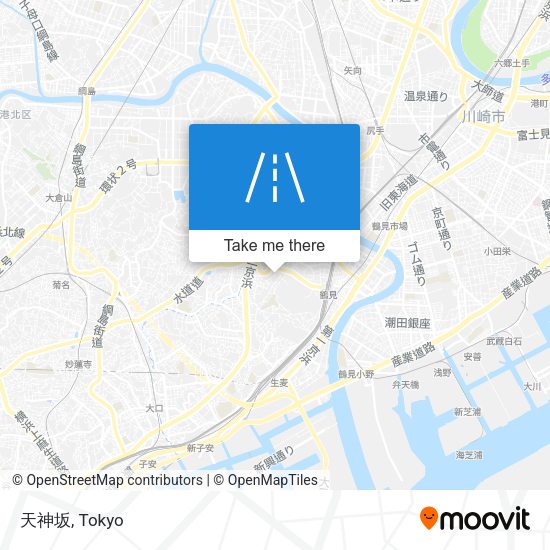 天神坂 map