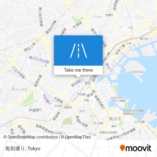 彫刻通り map