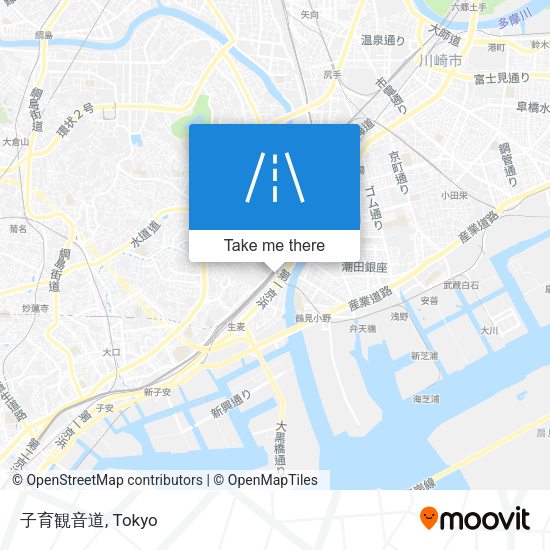 子育観音道 map
