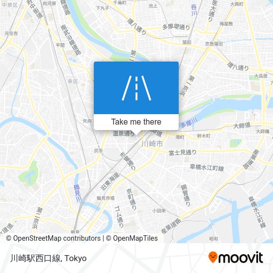 川崎駅西口線 map