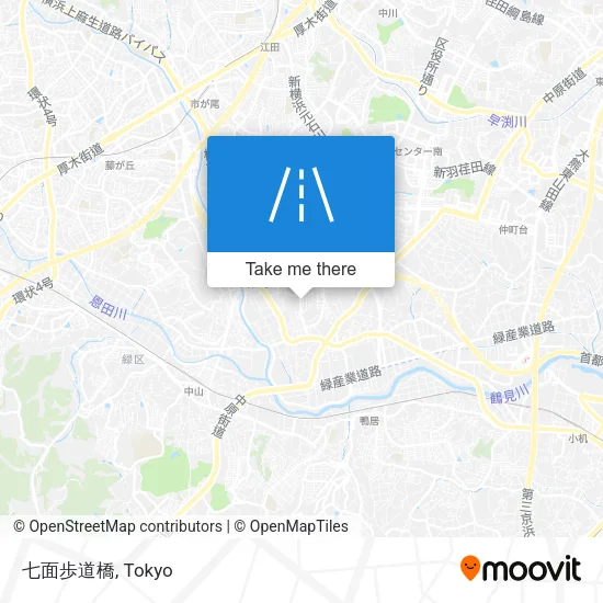 七面歩道橋 map