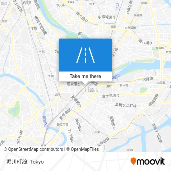 堀川町線 map