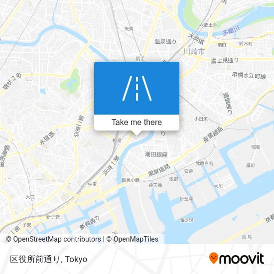 区役所前通り map