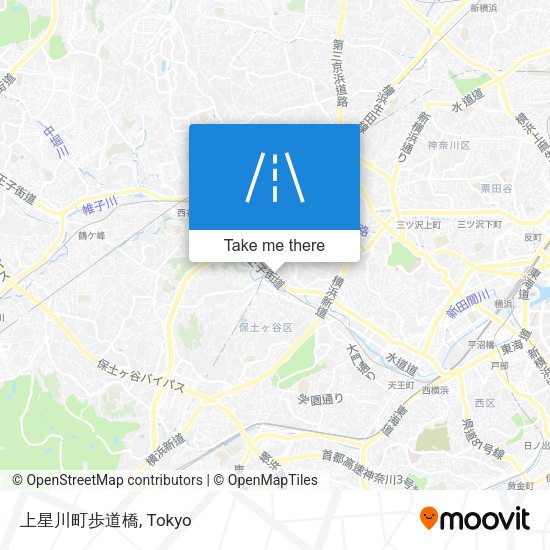 上星川町歩道橋 map