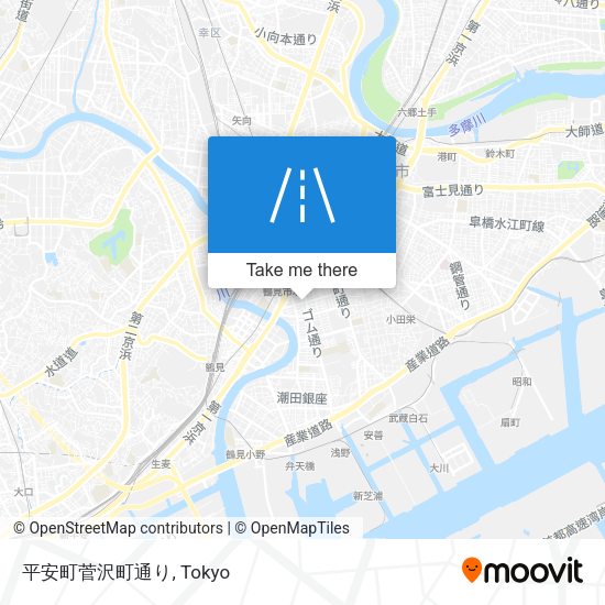 平安町菅沢町通り map
