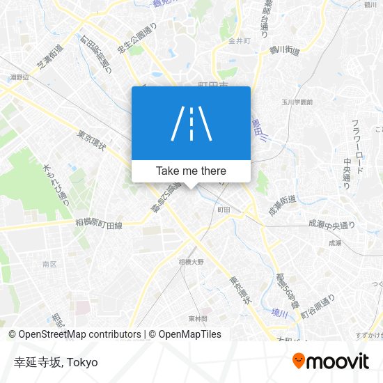 幸延寺坂 map