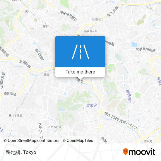 耕地橋 map