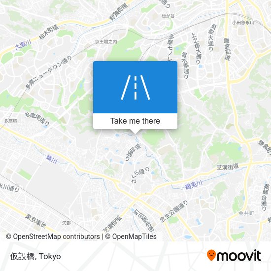 仮設橋 map