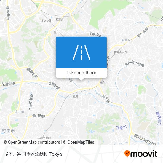 能ヶ谷四季の緑地 map