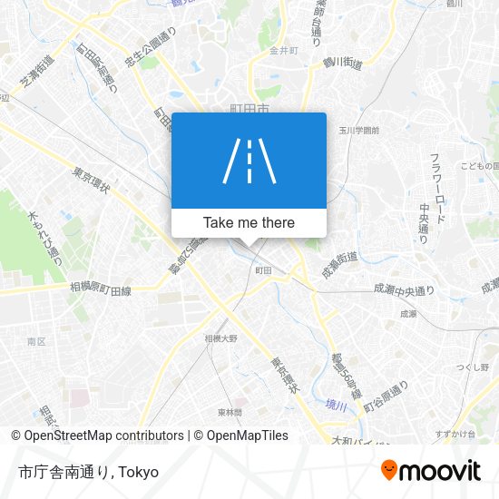 市庁舎南通り map