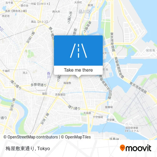 梅屋敷東通り map