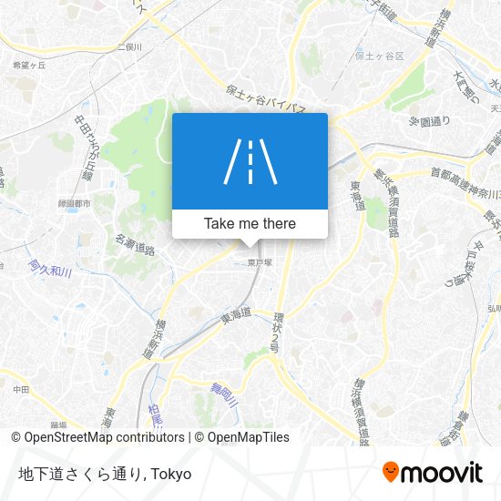 地下道さくら通り map