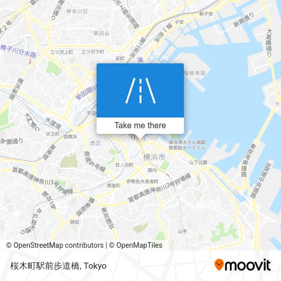 桜木町駅前歩道橋 map