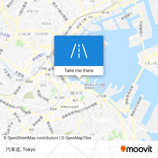 汽車道 map
