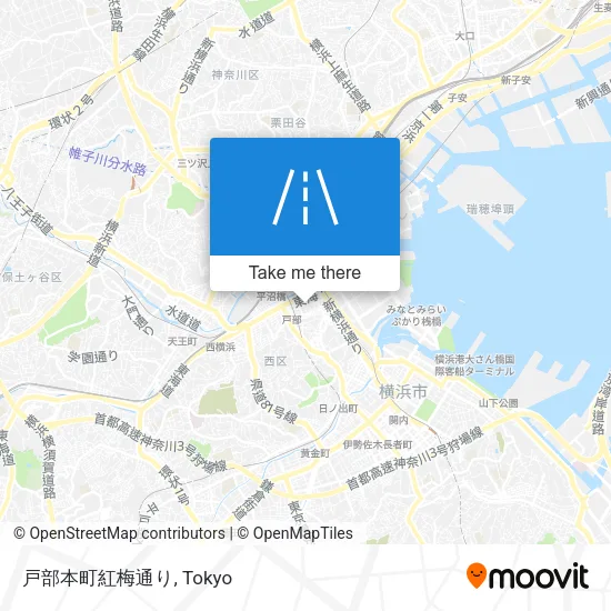 戸部本町紅梅通り map