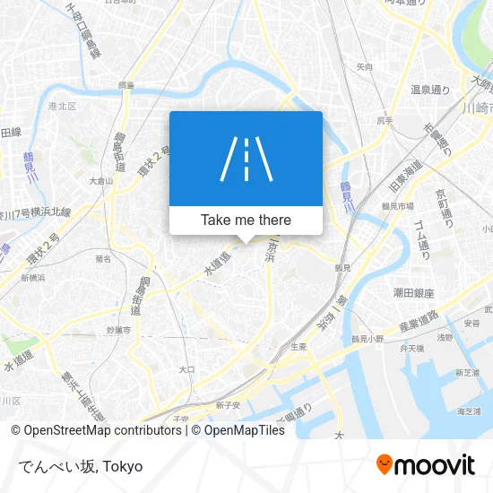でんべい坂 map