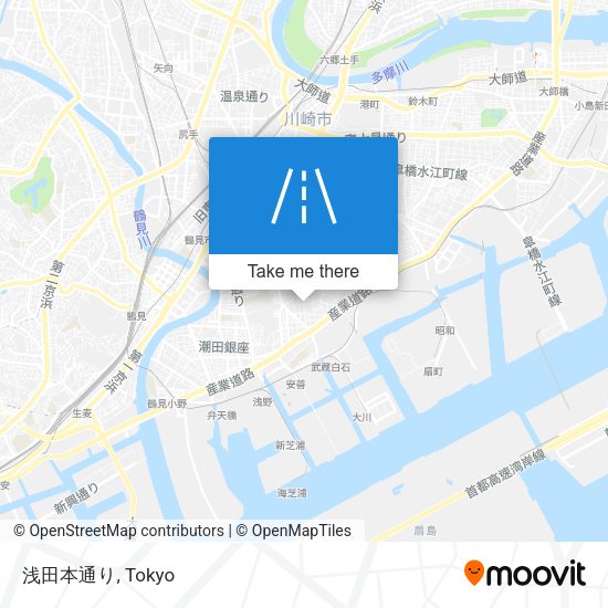 浅田本通り map