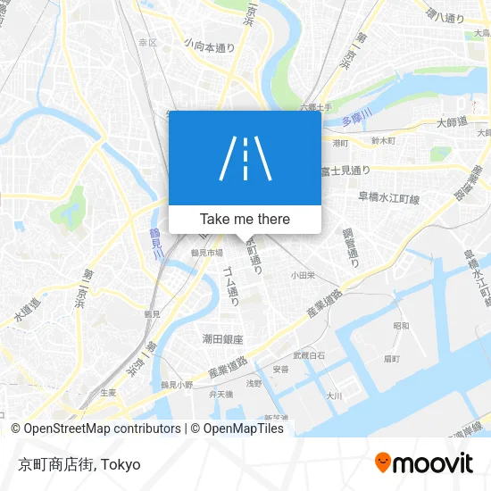 京町商店街 map