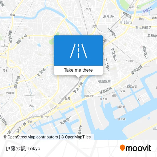 伊藤の坂 map