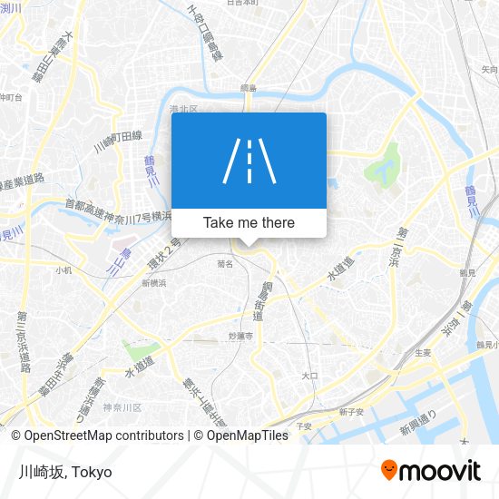 川崎坂 map
