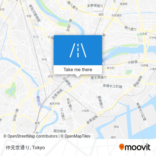 仲見世通り map