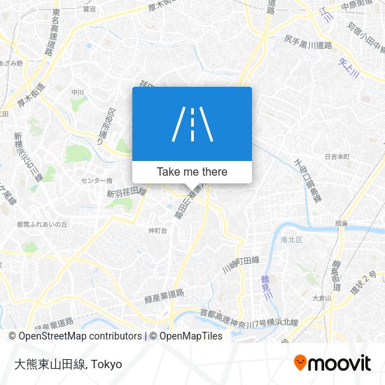 大熊東山田線 map