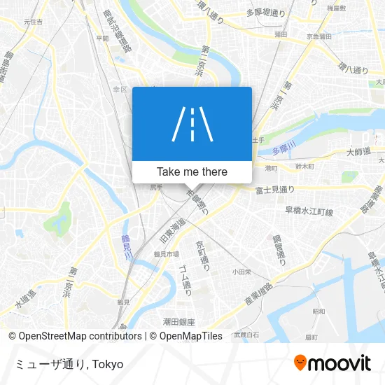 ミューザ通り map