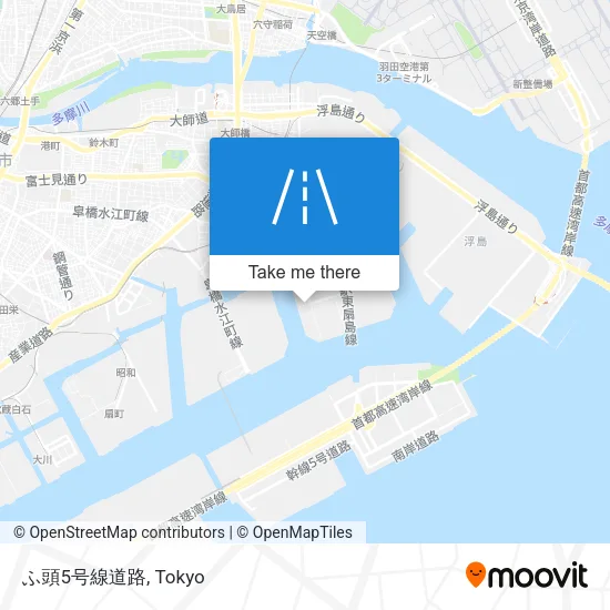 ふ頭5号線道路 map