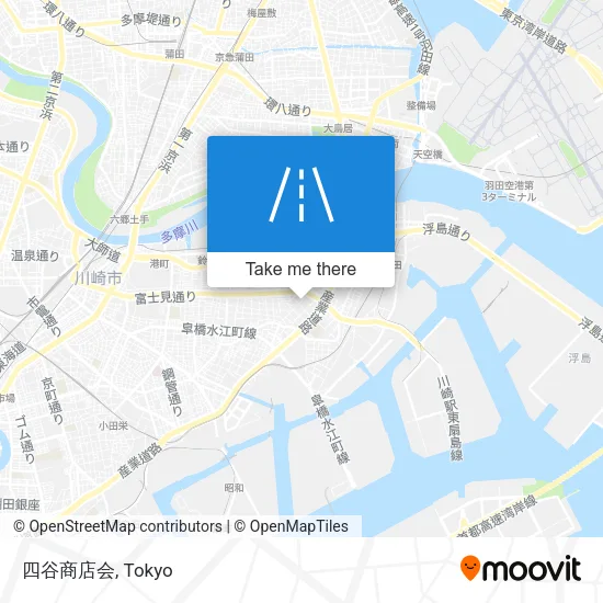 四谷商店会 map