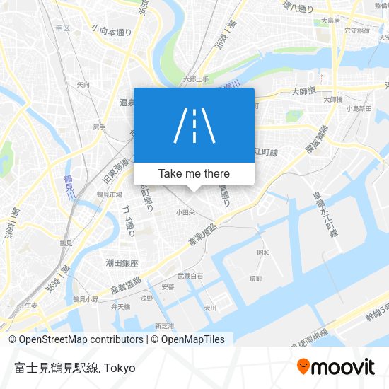 富士見鶴見駅線 map