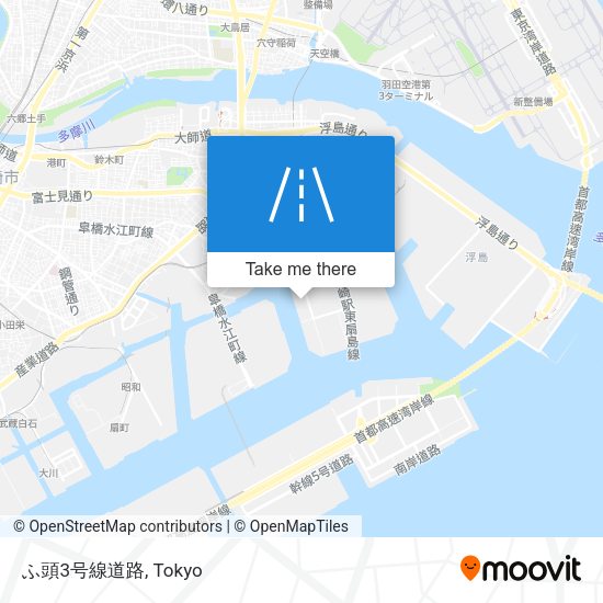 ふ頭3号線道路 map