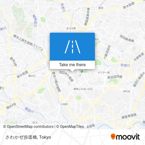 さわかぜ歩道橋 map