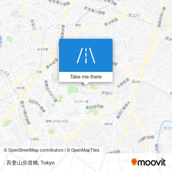 吾妻山歩道橋 map